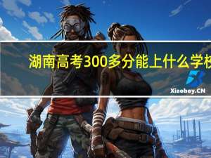 湖南高考300多分能上什么学校