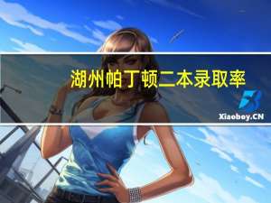 湖州帕丁顿二本录取率