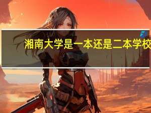 湘南大学是一本还是二本学校