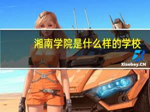 湘南学院是什么样的学校