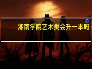 湘南学院艺术类会升一本吗