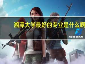 湘潭大学最好的专业是什么啊