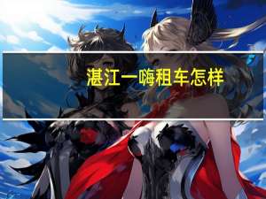 湛江一嗨租车怎样