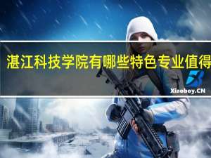 湛江科技学院有哪些特色专业值得推荐