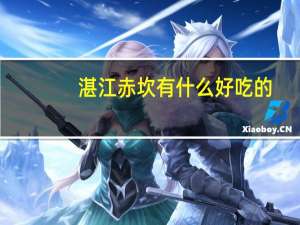 湛江赤坎有什么好吃的