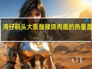湾仔码头 大阪酸辣烧肉面的热量是多少