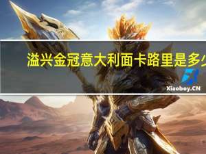 溢兴金冠 意大利面卡路里是多少