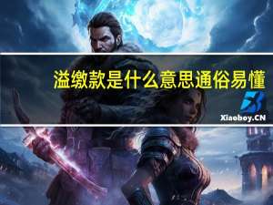溢缴款是什么意思通俗易懂（溢缴款是什么意思）