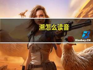 溯怎么读音（荇怎么读）