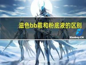 滋色bb霜和粉底液的区别