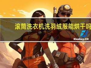 滚筒洗衣机洗羽绒服能烘干吗