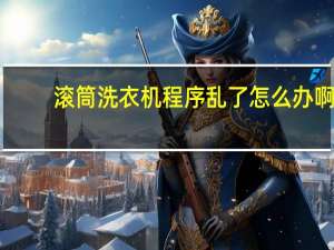 滚筒洗衣机程序乱了怎么办啊