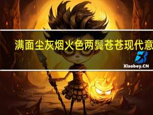满面尘灰烟火色两鬓苍苍现代意思