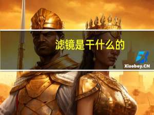 滤镜是干什么的