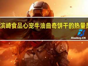 滨崎食品 心宠牛油曲奇饼干的热量是多少