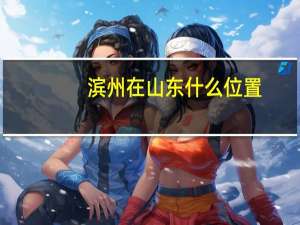 滨州在山东什么位置