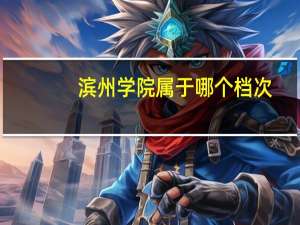 滨州学院属于哪个档次