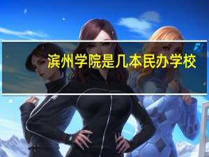 滨州学院是几本民办学校