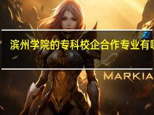 滨州学院的专科校企合作专业有哪些