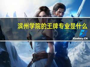 滨州学院的王牌专业是什么