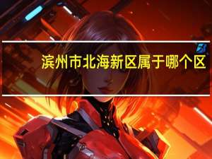 滨州市北海新区属于哪个区