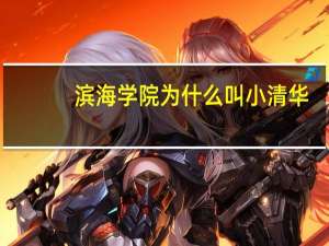 滨海学院为什么叫小清华