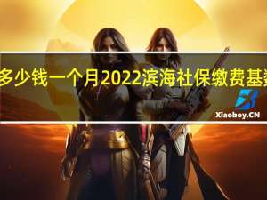 滨海社保多少钱一个月　2022滨海社保缴费基数及比例一览表