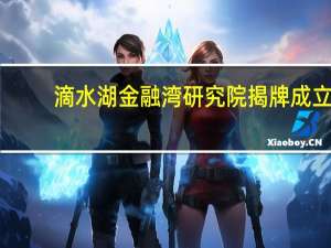 滴水湖金融湾研究院揭牌成立