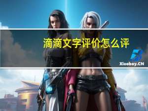 滴滴文字评价怎么评（滴滴文字评价没有了）
