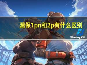 漏保1pn和2p有什么区别