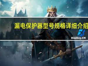 漏电保护器型号规格详细介绍（漏电保护器型号规格）