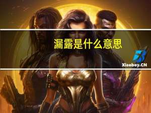 漏露是什么意思