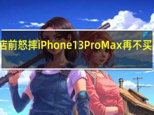 演员刘金苹果店前怒摔iPhone 13 Pro Max 再不买苹果 到底什么情况嘞