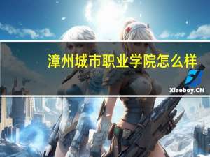 漳州城市职业学院怎么样
