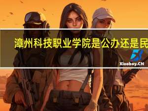 漳州科技职业学院是公办还是民办