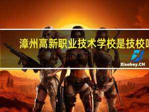 漳州高新职业技术学校是技校吗