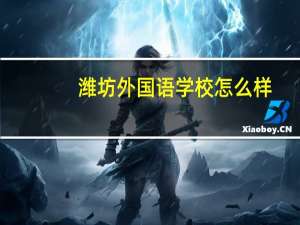 潍坊外国语学校怎么样