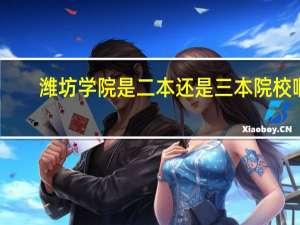 潍坊学院是二本还是三本院校啊