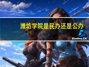 潍坊学院是民办还是公办