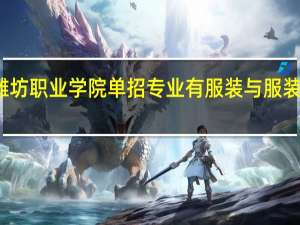 潍坊职业学院单招专业有服装与服装设计吗