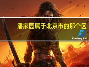 潘家园属于北京市的那个区