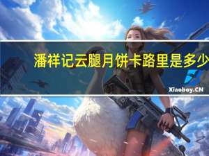 潘祥记云腿月饼卡路里是多少