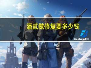 潘贰做修复要多少钱？潘共多少笔画