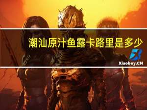 潮汕原汁鱼露卡路里是多少