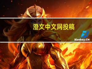 澄文中文网投稿（澄文中文网）