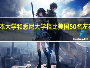 澳洲墨尔本大学和悉尼大学相比美国50名左右的大学哪个好