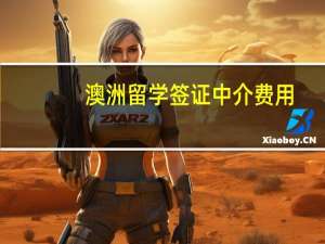 澳洲留学签证中介费用