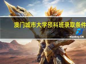 澳门城市大学预科班录取条件