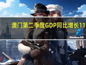 澳门第二季度GDP同比增长117.5%