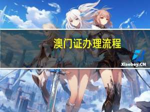 澳门证办理流程